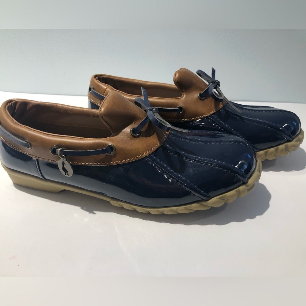 Sporto blue duck rain shoes 10